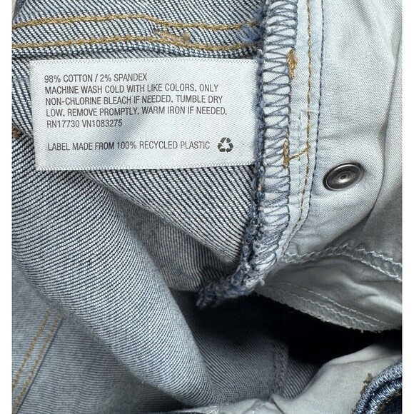 Universal Thread Jeans Womens 12/31 High Rise Straight Crop Measures 34 x 26 - Picture 6 of 13